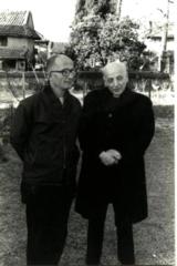 Fr. Gafney, SJ with Very Rev. Fr. Pedro Arrupe, SJ
