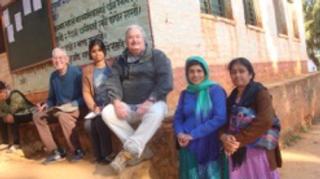 Dr. Chandani and Sisters Lisa and Jyoti with Chris and Bill.