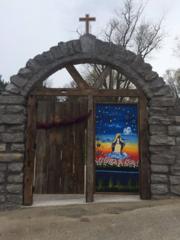 The Holy Door at Martyrs' Shrine, Midland. Source: twitter.com