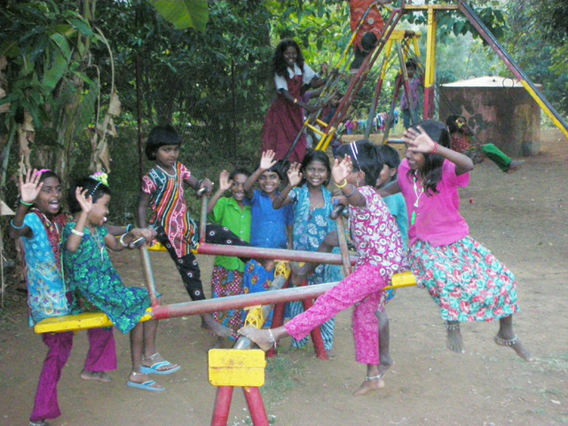 School children in Gujarat, India. Source: Gujarat Jesuit Province