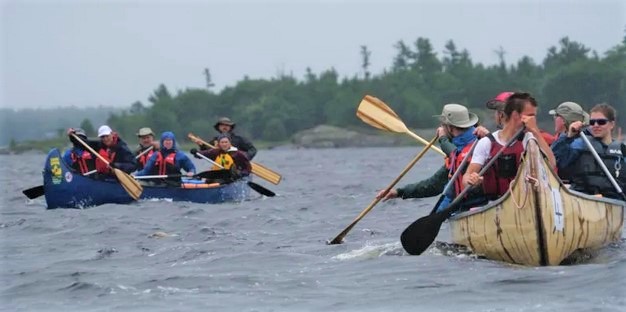 CBC Jesuit Canoe Pilgrimage "Courtesy of CBC"