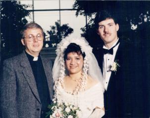 Couresy of Philip Shano, SJ at the wedding of his brother and sister in law.