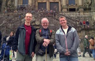 Erik Sorensen, NSJ, Erik Oland, SJ, and Kevin Kelly, NSJ, - courtesy of Erik Oland, SJ