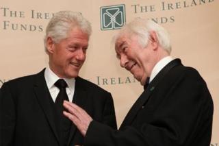With Bill CLinton. Courtesy of irishcentral.com