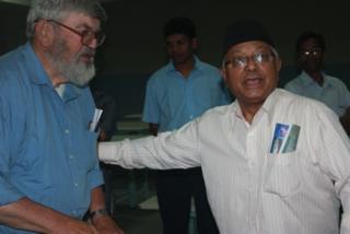 Fr. Martin Coyne and Bishop Anthony F, Sharma, SJ - courtesy of Bill Robins, SJ