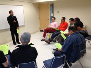 Fr. Elton Fernandes, SJ. and Vancouver Jesuit Alumni Group. Source: Dom Bautista