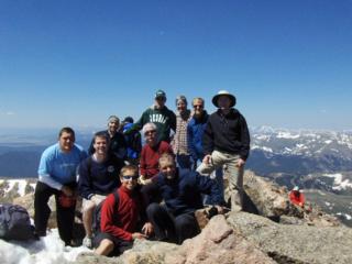 With Novices in the Colorado Rockies. Source: Philip Shano, SJ