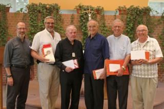 Fr. Provincial, Len Altilia, SJ, John Govan, SJ, Michael Czerny, SJ, Paul Desmarais, SJ, John Perry, SJ