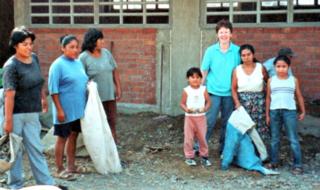 Sr. Patricia and members of the community.