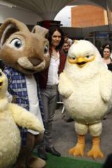 Political Commentator Russell Brand Consulting with Fellow Policy Wonks. Source: Phil Stafford // Shutterstock