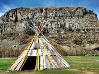 Ceremonial wigwam at Fort William First Nations. Source: thenewsledger.com