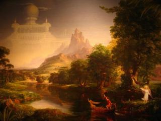 THE VOYAGE OF LIFE: YOUTH by Thomas Cole. Source: flickr.