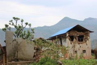 House immediately after the quake.