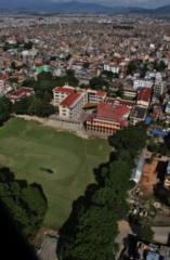 St. Xavier's Jawalakhel from the air.