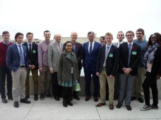 Some Canadian delegates with Gary Doer, Canada's Ambassador o the USA. Source: Joshua Smith