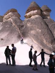 The caves of Capadoysha, Turkey.