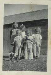 Fr. Obrigewitsch,SJ's older sisters, circa 1945. Source: Frank Obrigewitsch, SJ