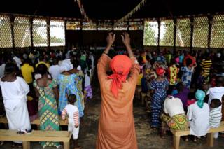 Mass in Central African Republic. Source: wsj.com