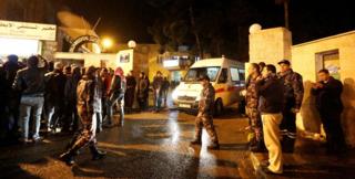 Scene of terrorist attach in Karak, Jordan. Source:jordantimes.com